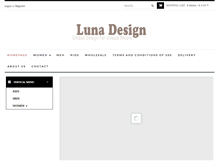 Tablet Screenshot of luna-design.com